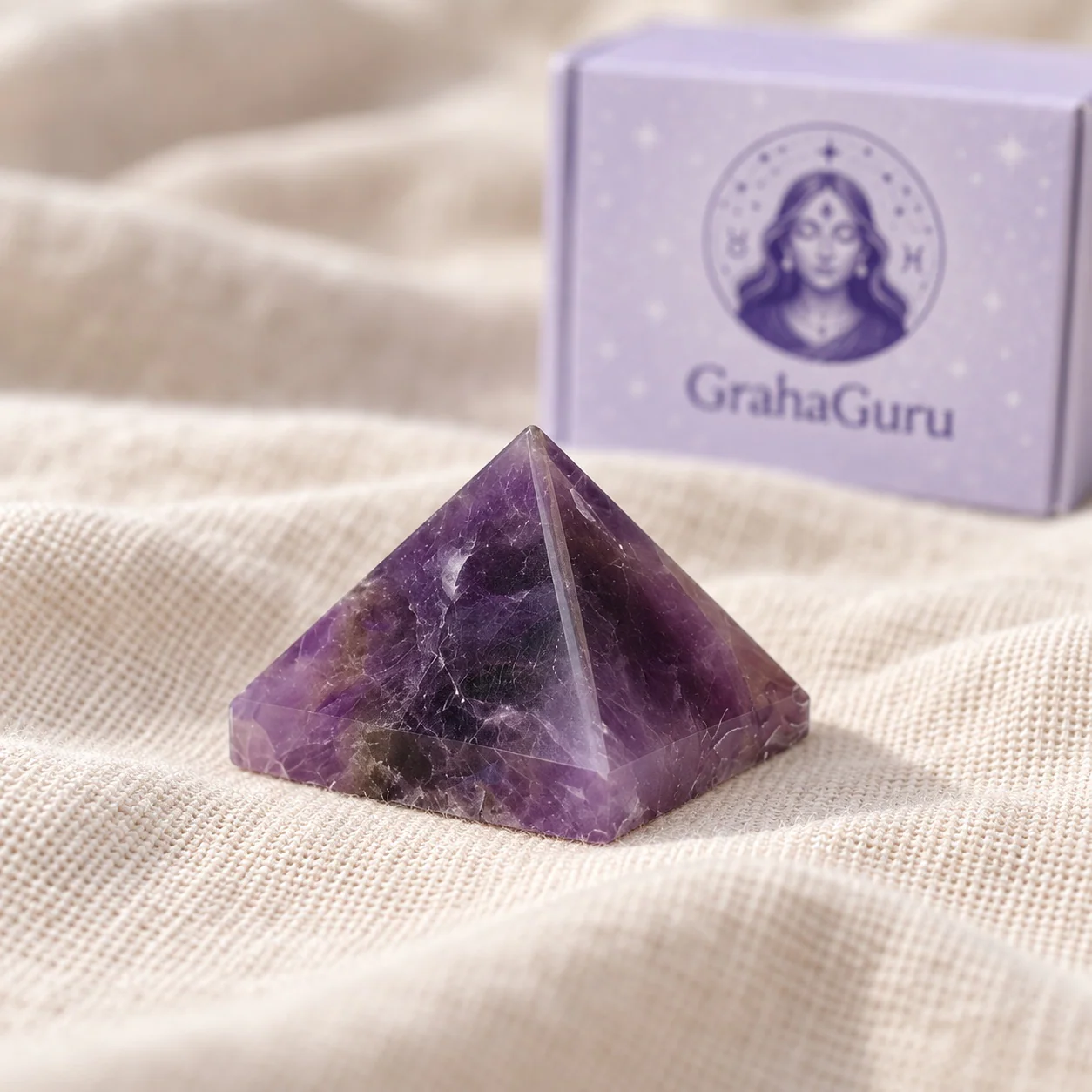 Amethyst Stone Pyramid 3