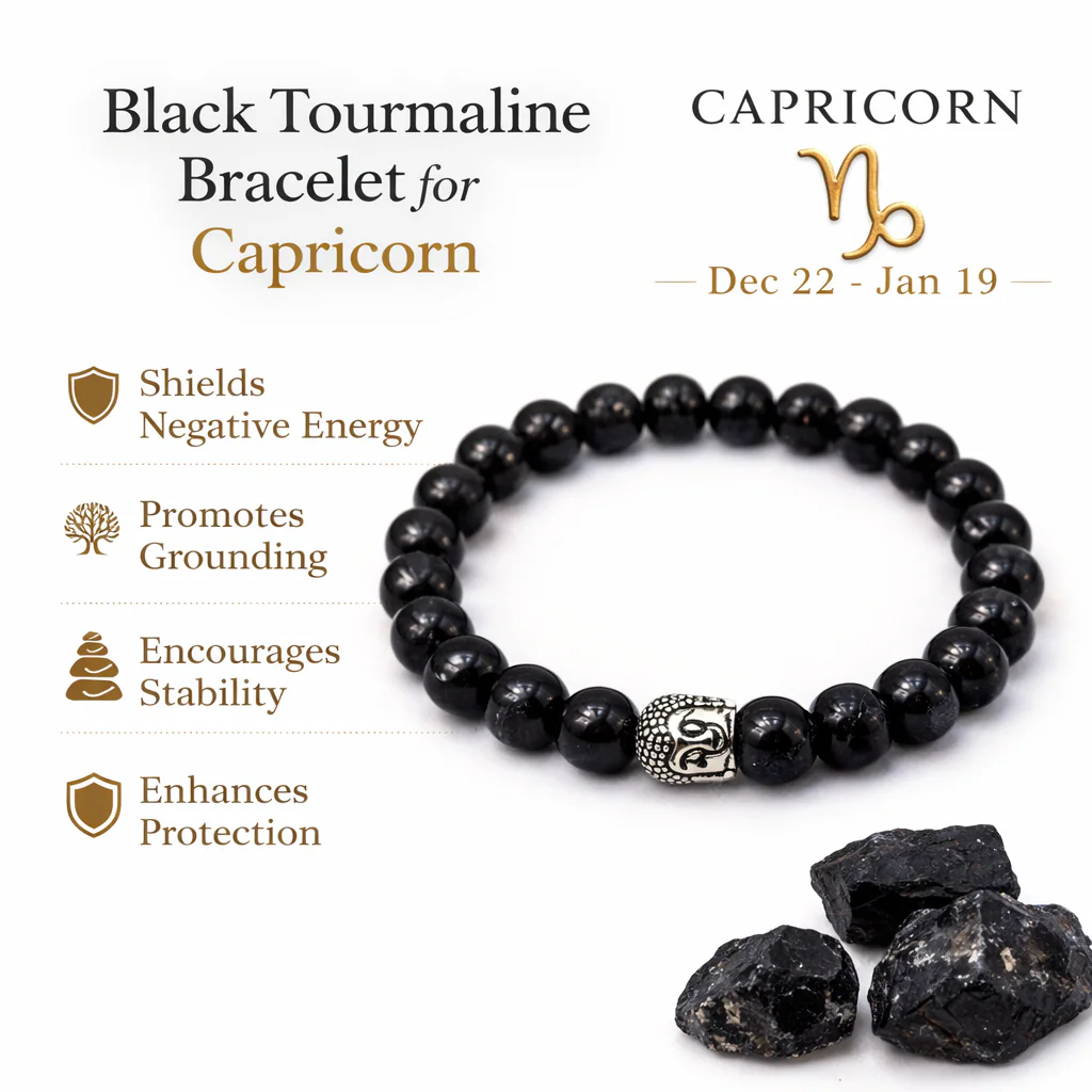 Capricorn Black Tourmaline Bracelet 2