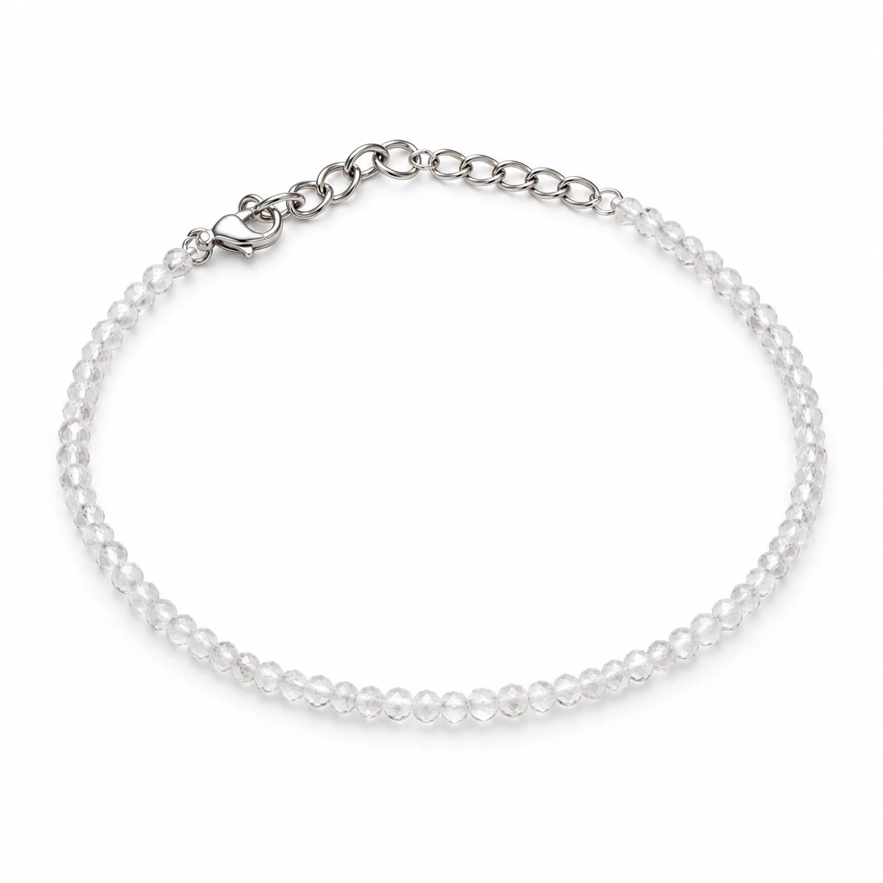 Clear Quartz Anklet 2
