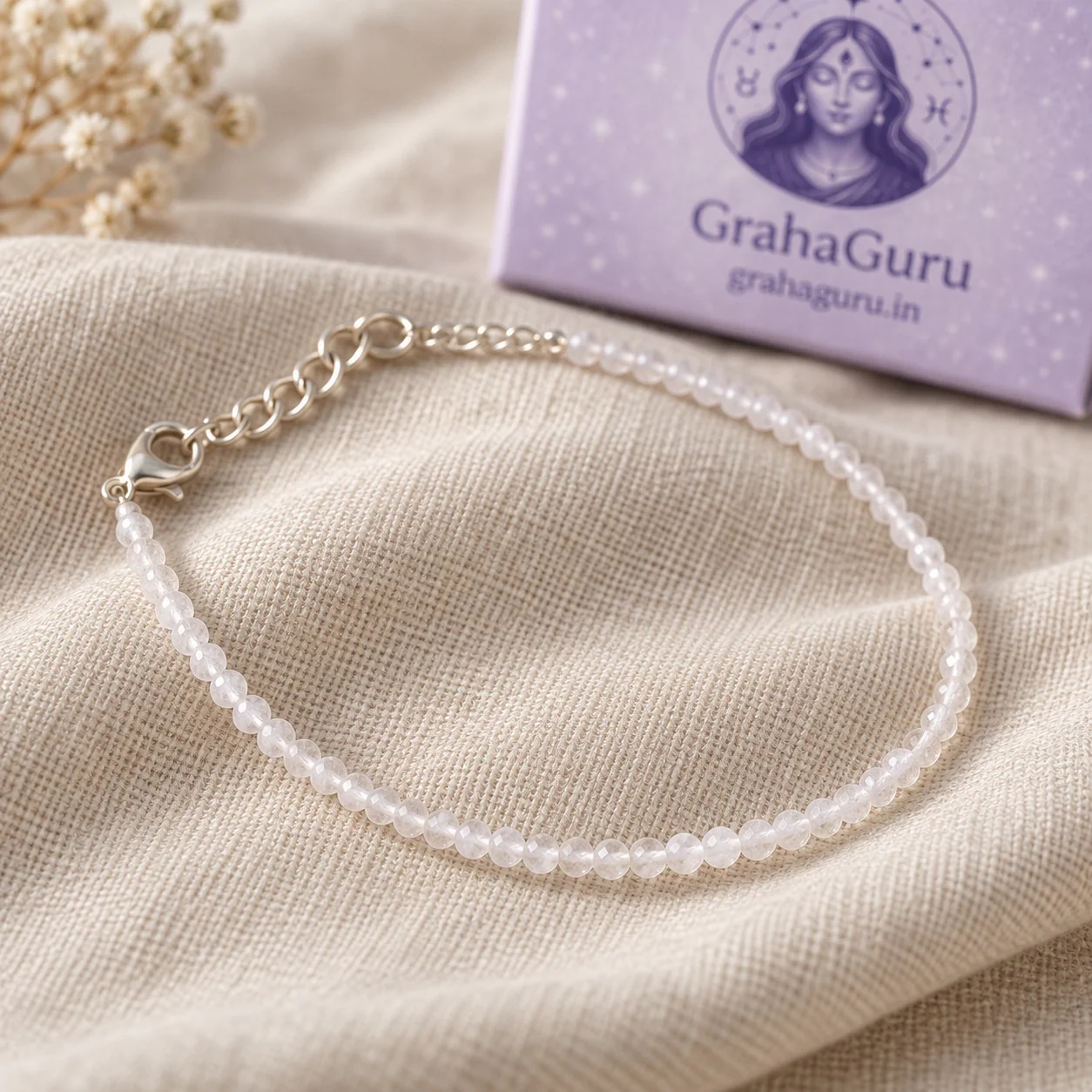 Clear Quartz Anklet 3