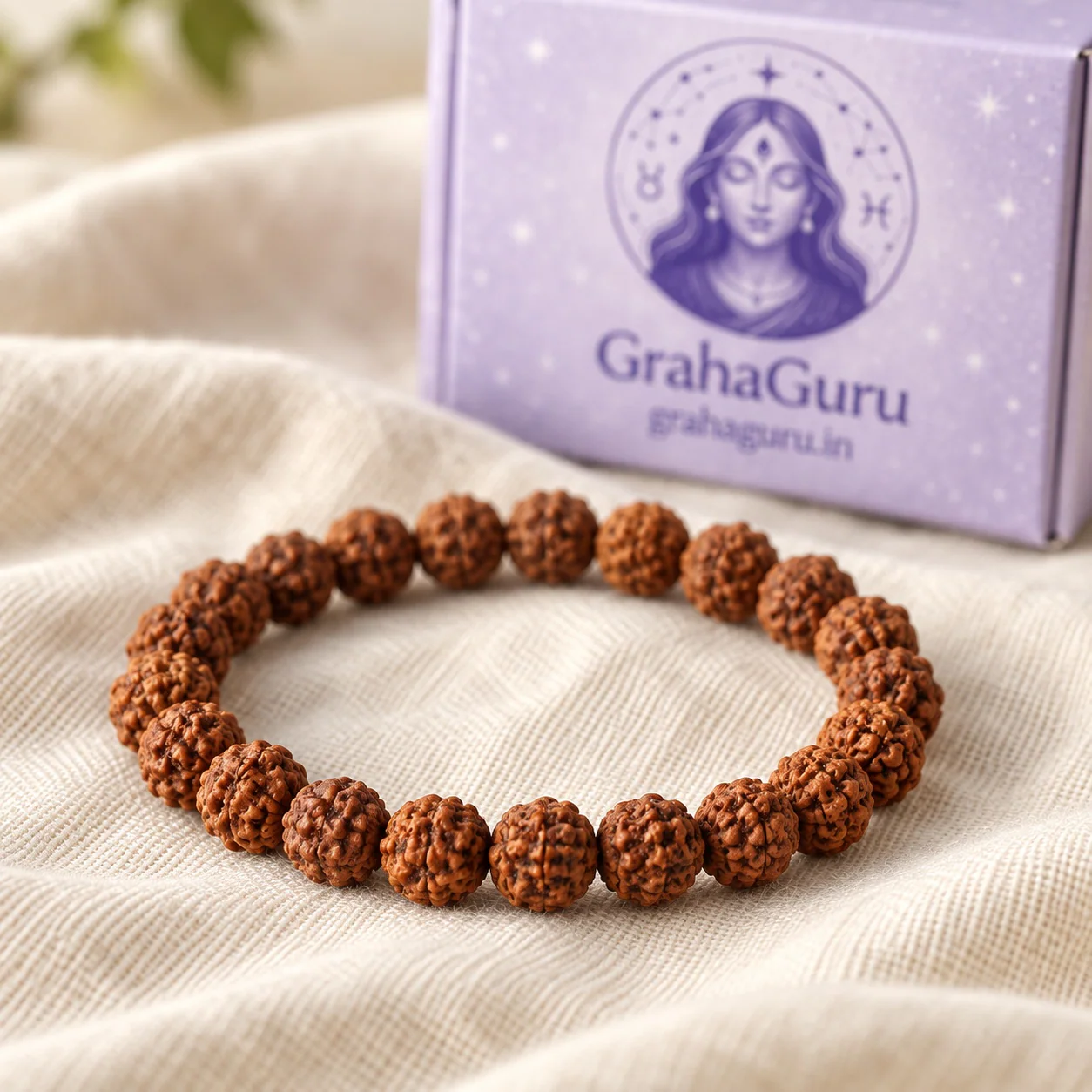 5 Mukhi Rudraksha Bead Bracelet 3