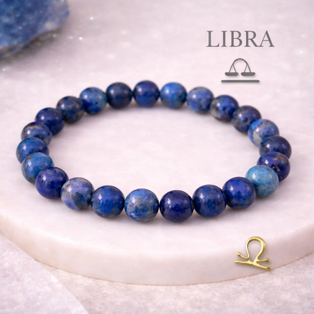 Libra Lapis Lazuli Bracelet