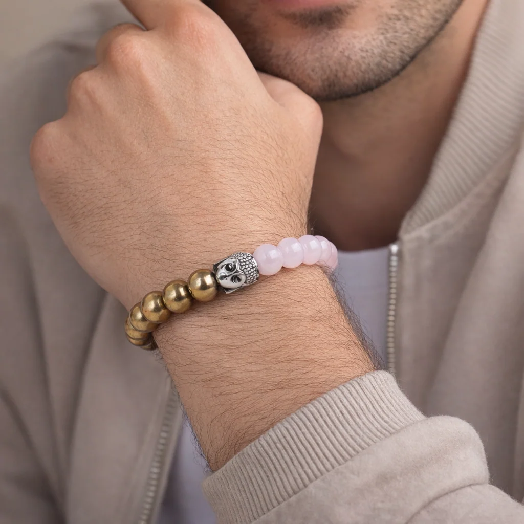 Rose Quartz & Mixed Gemstone Bracelet 2
