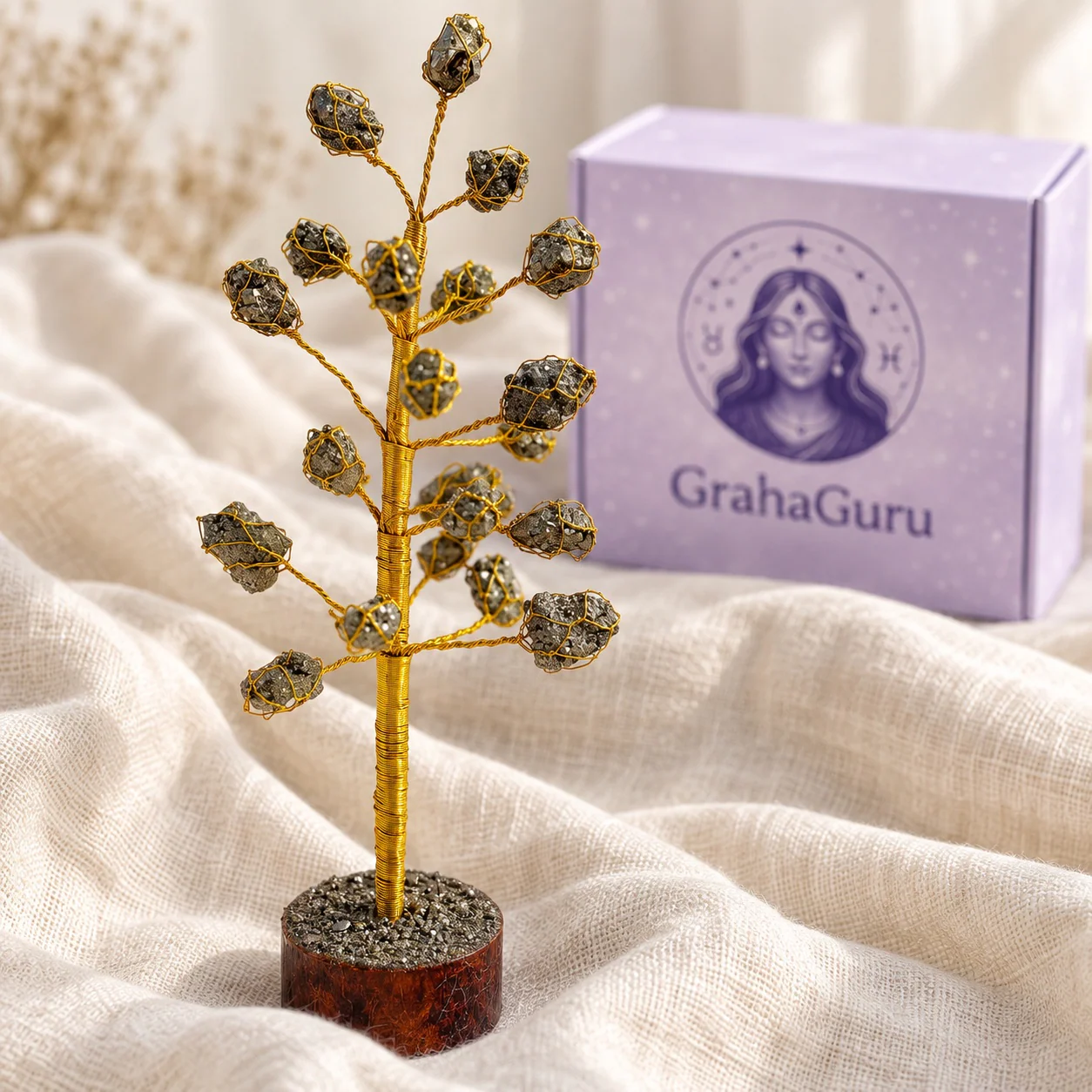 Raw Pyrite Tree (6-8 inch) 3