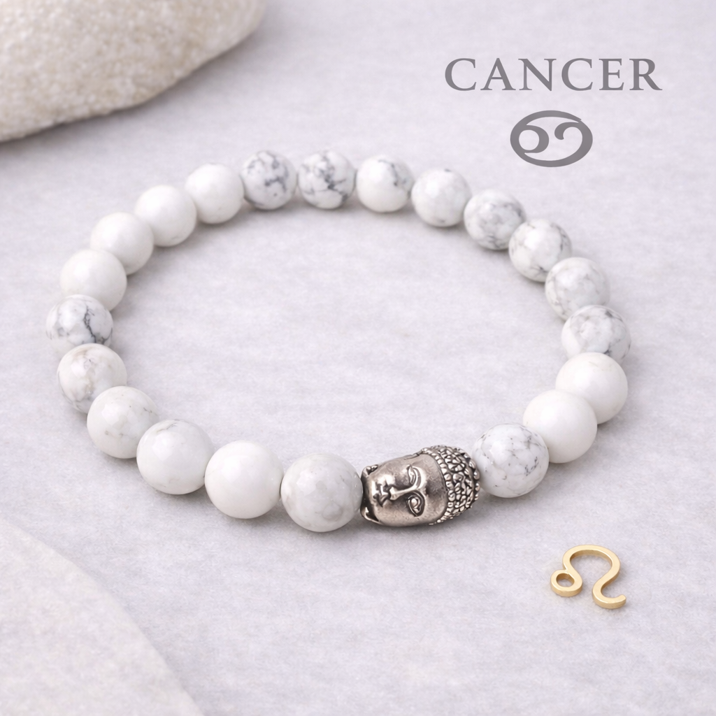 Cancer Howlite Bracelet