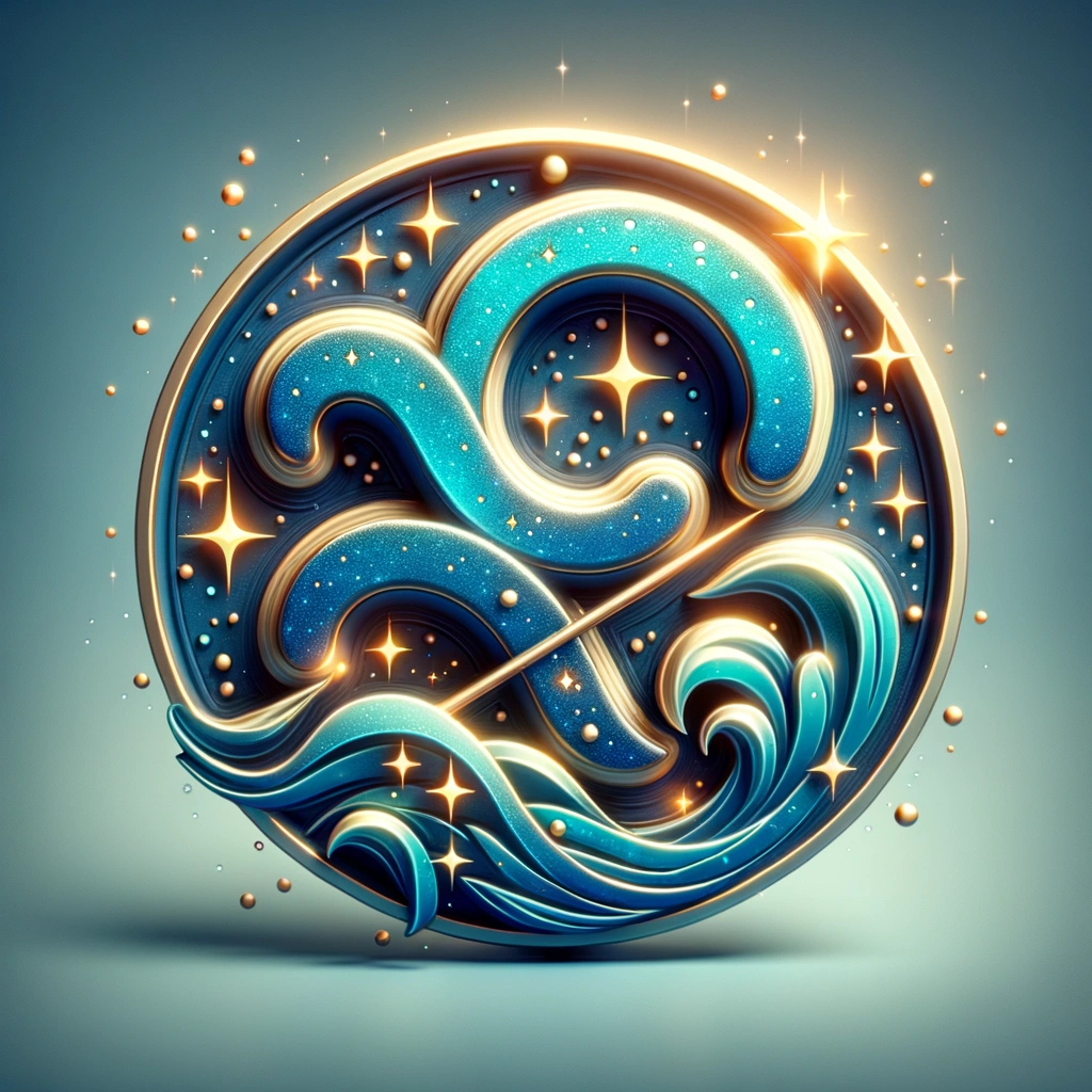 Aquarius zodiac icon