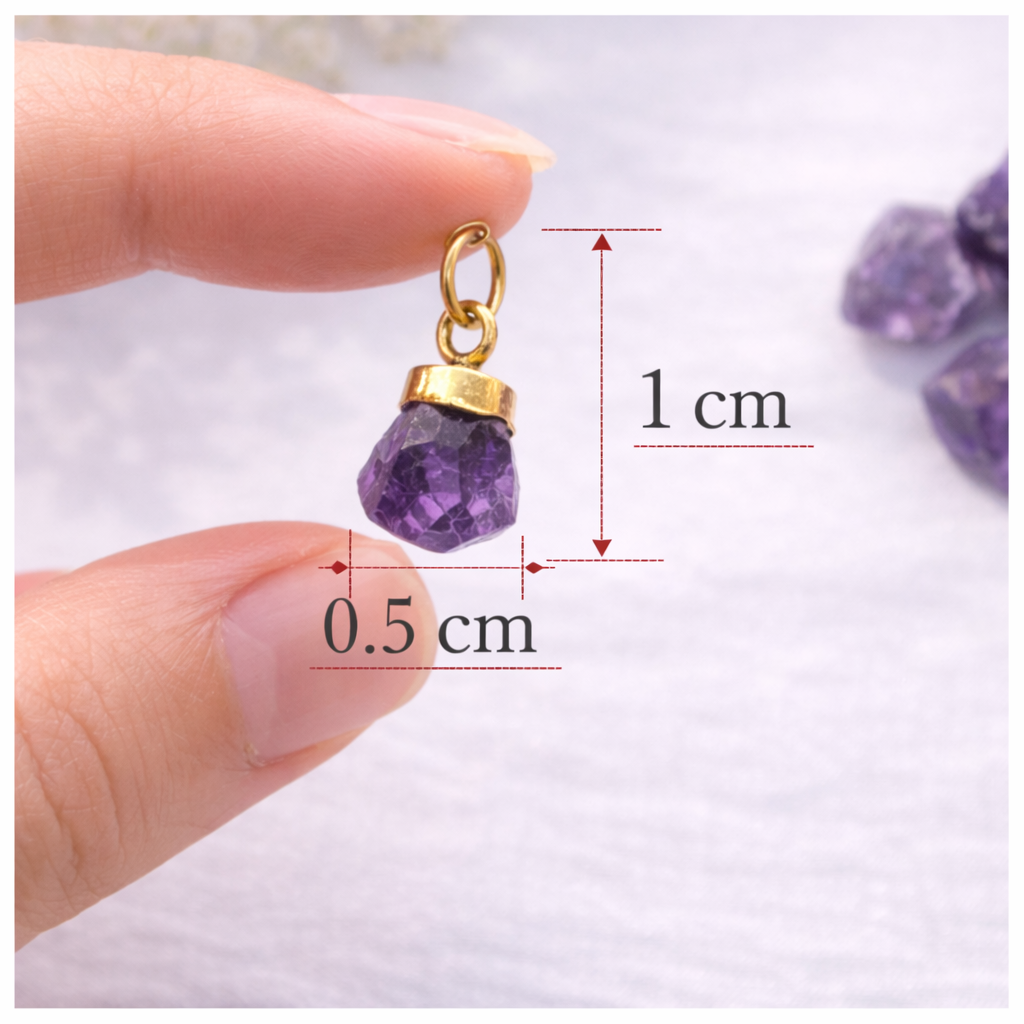 Lapiz Lazuli Natural Stone Pendant with Chain 4