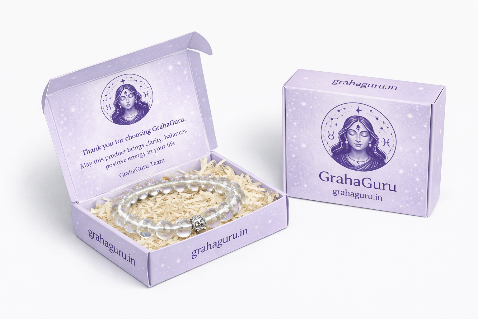 Natural Sphatik Crystal Bracelet