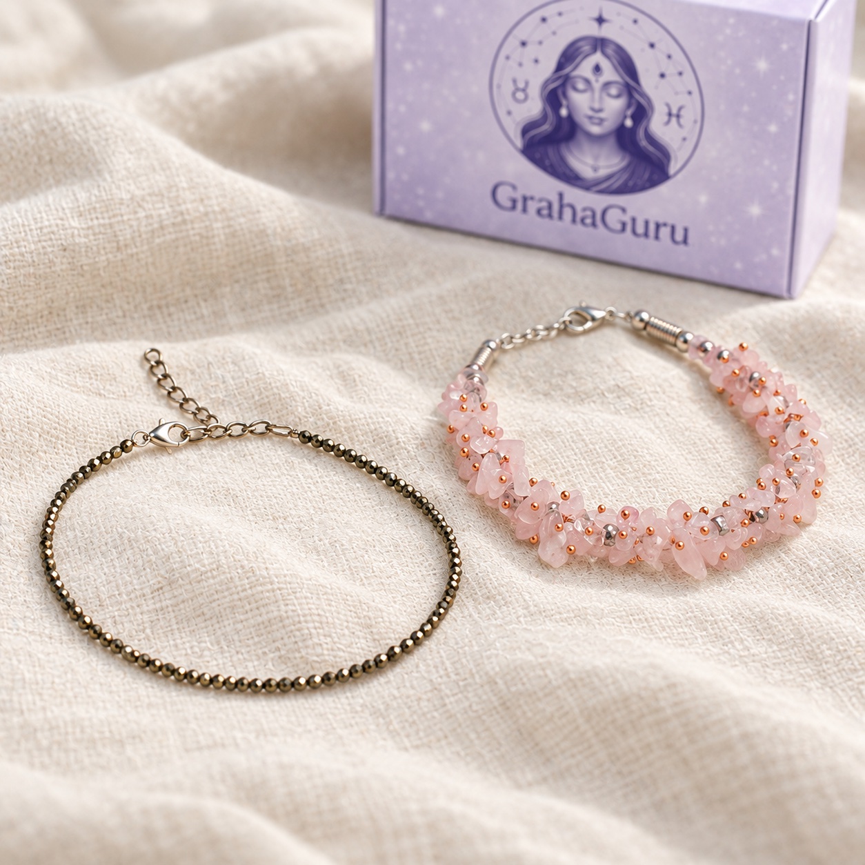 Rose Quartz Stone Crystal Combo 4