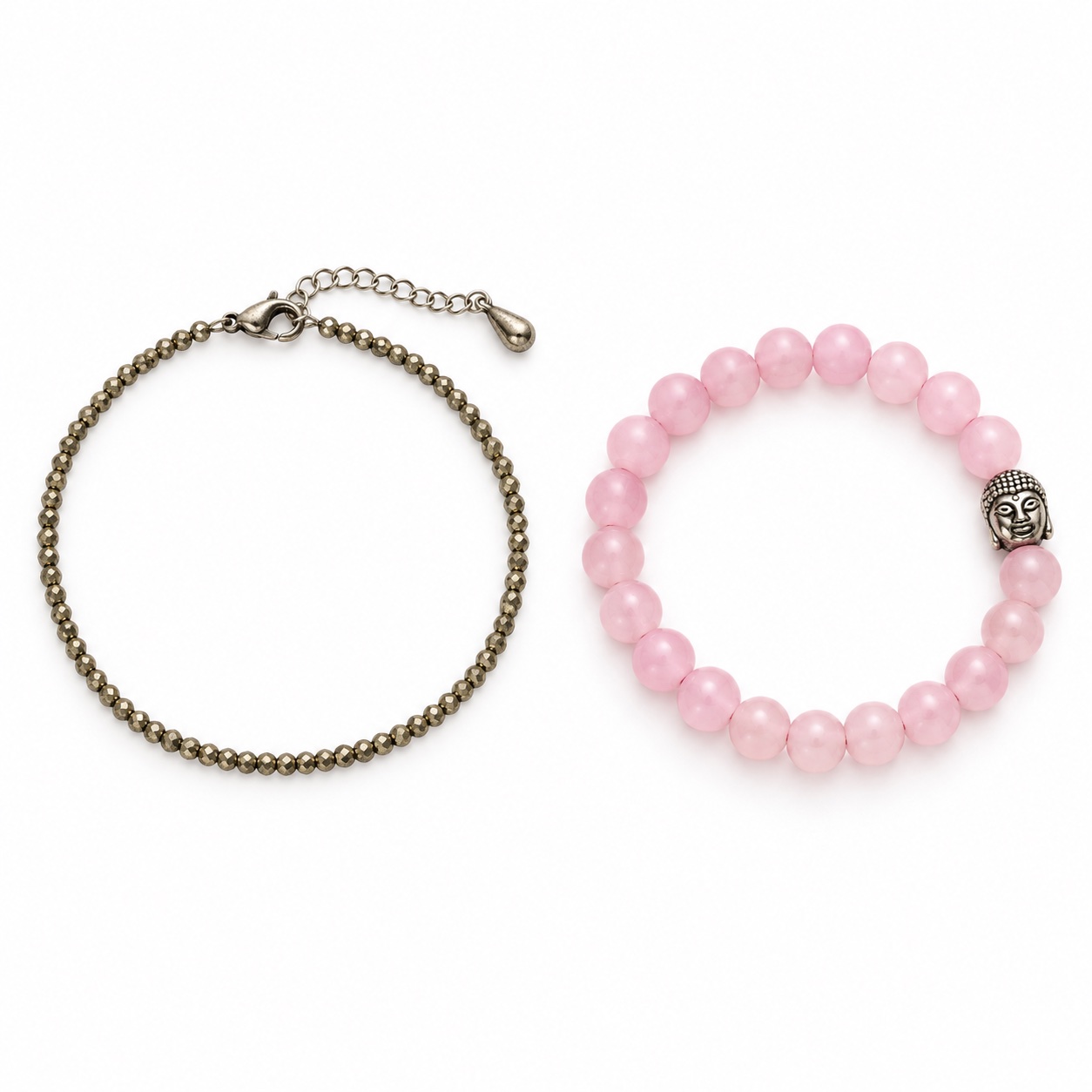 Rose Quartz Stone Crystal Combo 4