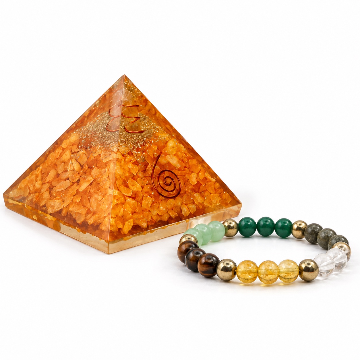 Citrine Stone Crystal Combo 2